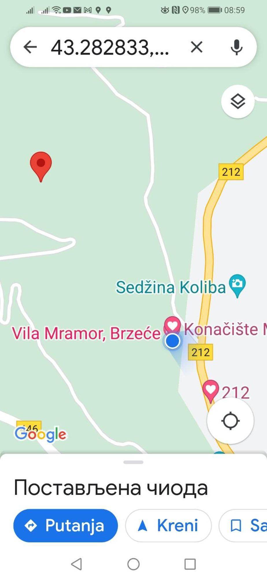 Villa Mramor Брзече Экстерьер фото